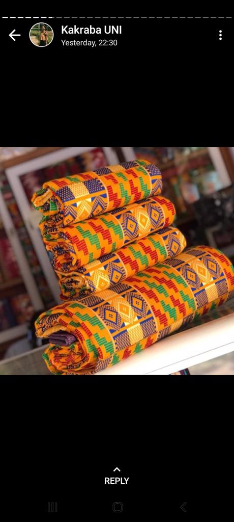 Product image - A lovely African Ghanian traditional CLOTH which is highly worn by elites and highly respected people in the society.