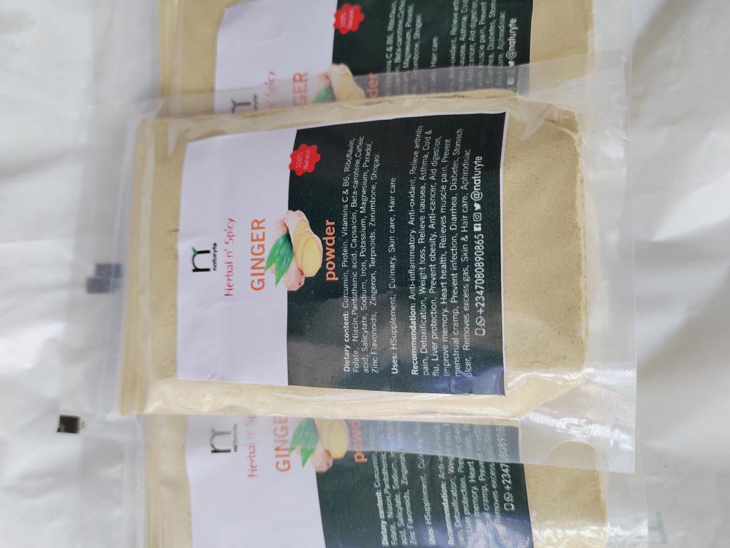 Product image - NATURYTE Ginger is locally sourced & as a Nigerian ginger it has premium quality, great taste, great aroma & is highly valued in the international market. 
