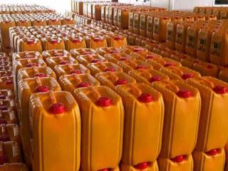 Product image - Red Palm Oil in 25litres kegs. These Palm Oil are sourced from Akwa Ibom. A State in Nigeria known for the best Palm Oil in the country. 