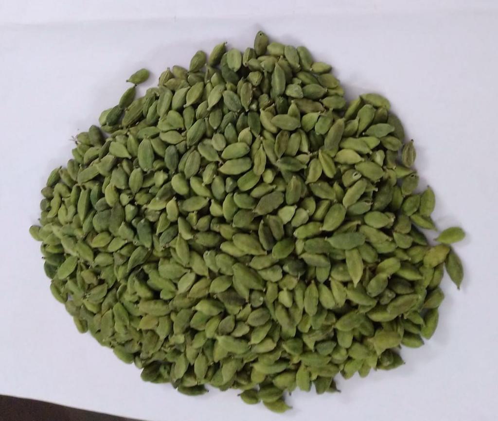 Product image - Our SVM Exports offer entire green cardamom seeds which are very requested and are broadly utilized everywhere.  Our crisp green cardamom seeds are acquired from the best assets.  These Green Cardamoms are otherwise called green elaichi, which is utilized as a part of tea generally, to cook reason, meds and others. 