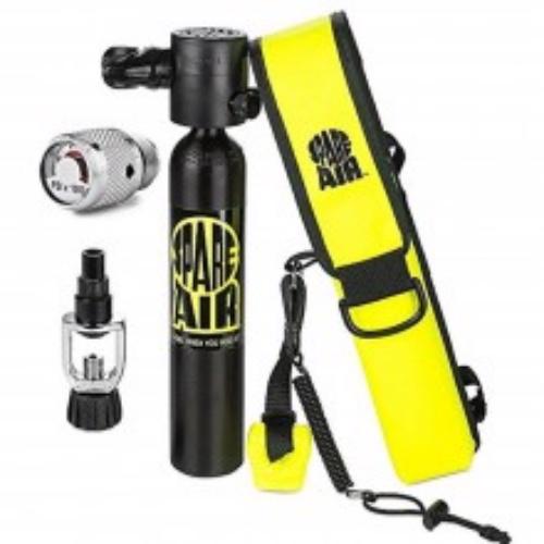 Product image - Product Description
A skydiver wears a reserve parachute, a SCUBA diver should have a reserve breathing system. For 40 years we’ve supplied divers with the smallest, most-compact redundant system available for out-of-air-emergencies.

Easy To Travel With!
Easy To Wear!
Easy To Refill!
Easy To Hand Off To A Fellow Diver In Trouble!
Don't Go Down Without It!!!
Package Includes:
Spare Air Breathe On Demand, Balanced Sin
