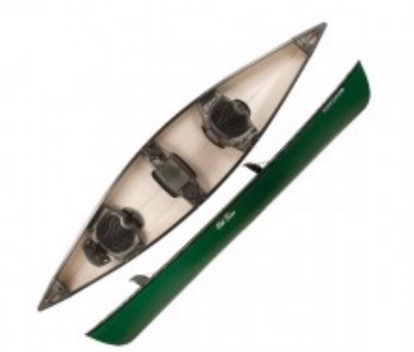 Product image - Product Description
Product Information
Perfect for either a quiet fishing trip or fun with the family, the Old Town Canoe ® Saranac 146 Canoe has lots of great features and extras to make your canoe ride more enjoyable. Due to the modified shape and slightly lowered seats, this model paddles better than the average canoe. It features 2 contoured seats, a center bench with storage compartment, plus cup holders, rod h