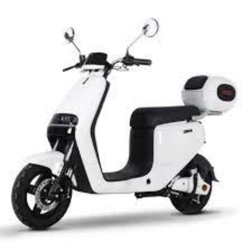 Product image - Product Description
SPECIFICATIONS
MODEL NAME
Emmo Ado Electric Moped
TOP SPEED
20 mph
RANGE
25 to 62 miles
MOTOR
500W Continuously QS
BATTERY
48V 30Ah to 60V 50Ah Removable
CHARGE TIME
3 - 10 Hours
BRAKING SYSTEM
R: Drum / F: Hydraulic Disc
MAX LOAD
400 Lbs
FOLDABLE
No
WEIGHT
230 Lbs
SMART TECHNOLOGY
LCD Display (speedmeter in kph)
TIRES
3.00-10 Tubeless
DIMENSIONS
72.8"x50"x32"
