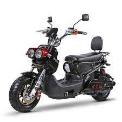 Product image - Product Description
SPECIFICATIONS
MODEL NAME
Emmo Monster S 84V Electric Moped
TOP SPEED
20 mph
RANGE
25 to 68 miles depending on battery
MOTOR
500W Continuously QS
BATTERY
84V 30Ah up to 80V 50Ah Lithium
CHARGE TIME
3 - 10 Hours
BRAKING SYSTEM
F/R Hydraulic discs
MAX LOAD
620 Lbs
FOLDABLE
No
