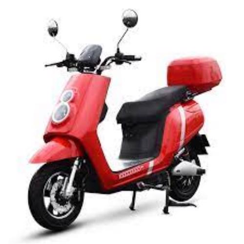 Product image - Product Description
SPECIFICATIONS
MODEL NAME
Zoom Electric Moped
TOP SPEED
30 mph
RANGE
60 miles
MOTOR
1000W Brushless Hub
BATTERY
72V
CHARGE TIME
3 - 6 Hours
BRAKING SYSTEM
F/R cross-drilled
MAX LOAD
350 Lbs
FRAME MATERIAL
Steel
FOLDABLE
No
WEIGHT
180 Lbs
SMART TECHNOLOGY
LCD Display, USB Port, Alarm system
TIRES
Heavy-duty
DIMENSIONS
68"x20"x29"(seat)
