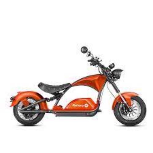 Product image - Product Description
Unleash unstoppable power with the M1PS electric chopper, boasting an impressive 4000W motor and Samsung battery. Tackle any terrain with ease, from smooth pavement to rugged trails. Built for power, agility, and ruggedness, you'll experience unparalleled performance every time you hit the streets. Ready to turn heads with its sleek chopper design and lightning-fast speeds, the M1PS is a force to 