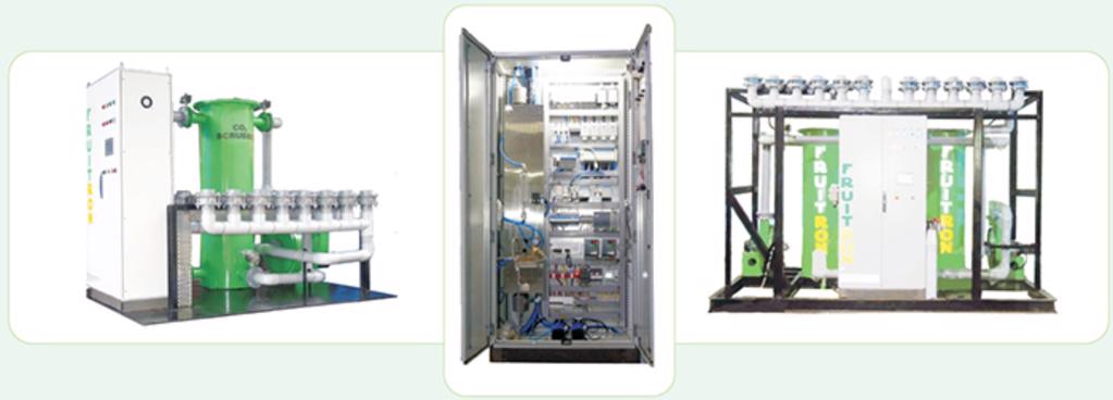 Product image - To store fruits for some duration you need refrigeration and to extend this duration by 2 to 3 folds you need a controlled atmosphere (CA) storage solution. In CA, fruit specific Oxygen (O2), Carbon dioxide (CO2) and Ethylene (C2H4) is maintained along with temperature for the very maximum storage duration. Th CA system consists of :Nitrogen generator,CO2 scrubber, CA gas analyzer, CA room accessories