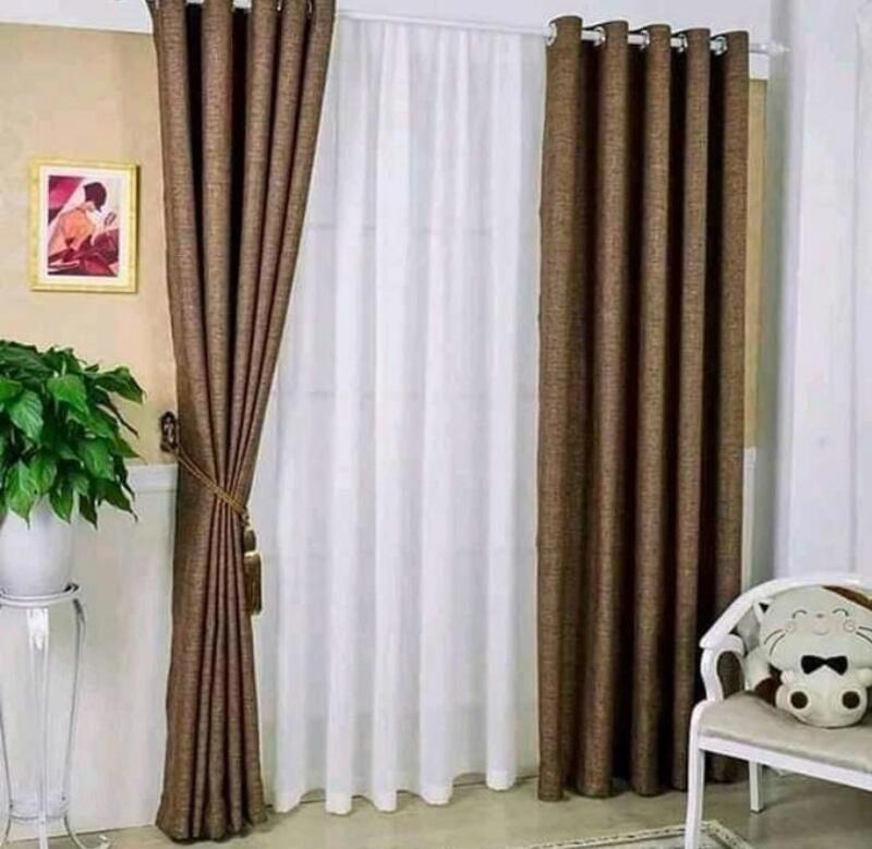 Product image - Generic  brown curtain , measure (2*2.5)m. Mild blackout with a cozy look at an affordable price.Look no further as our online store offers so much that you can choose from at extremely cheaper rates. Just buy this curtain from our online store and have it delivered right at your door step.
