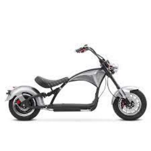 Product image - bestscooterstore.comProduct Description
Cruise around town with ease, eco-friendly style and uncompromising quality. Emoto M8 chopper scooter is the perfect combination of performance and convenience - offering up to 2,000 watts of power for a smooth acceleration experience plus with front and rear lighting, disc brakes on both wheels as well as indicators allowing you to travel in confidence.

