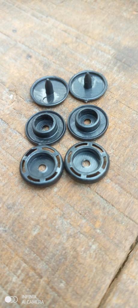 Product image - Quality and affordable black snap buttons. 2mm