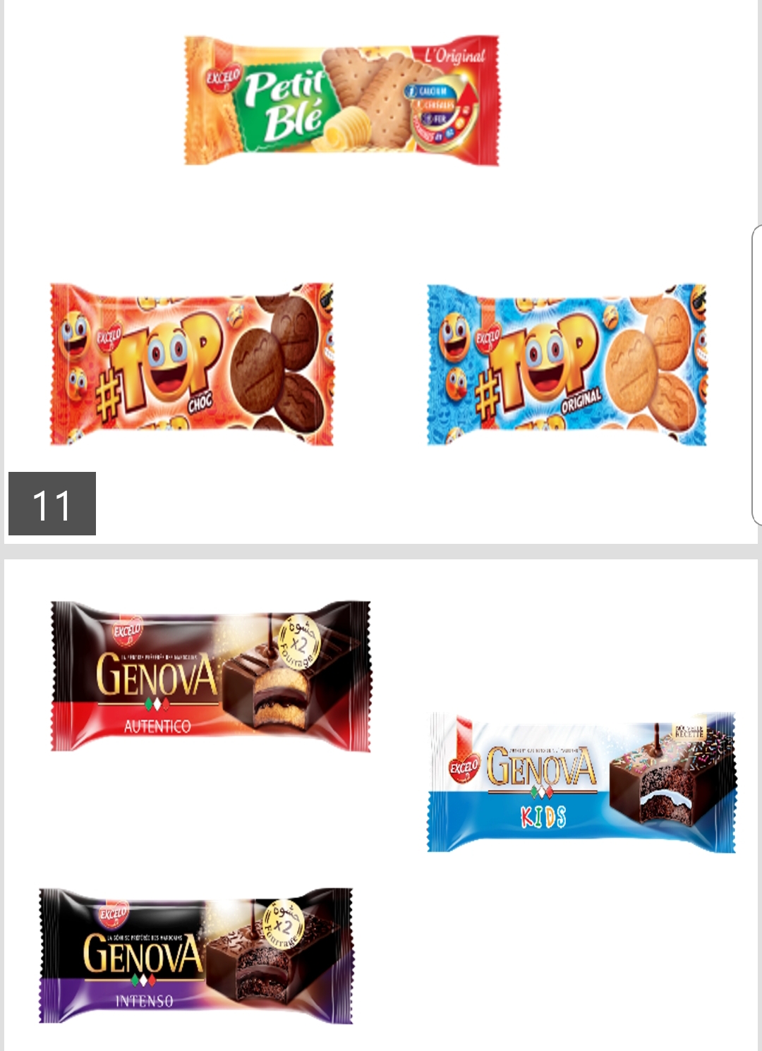 Product image - We offer high quality of biscuits, manufactured in Morocco, with affordable prices. Different types of biscuits: plain, filled with chocolate, wafers, ... 