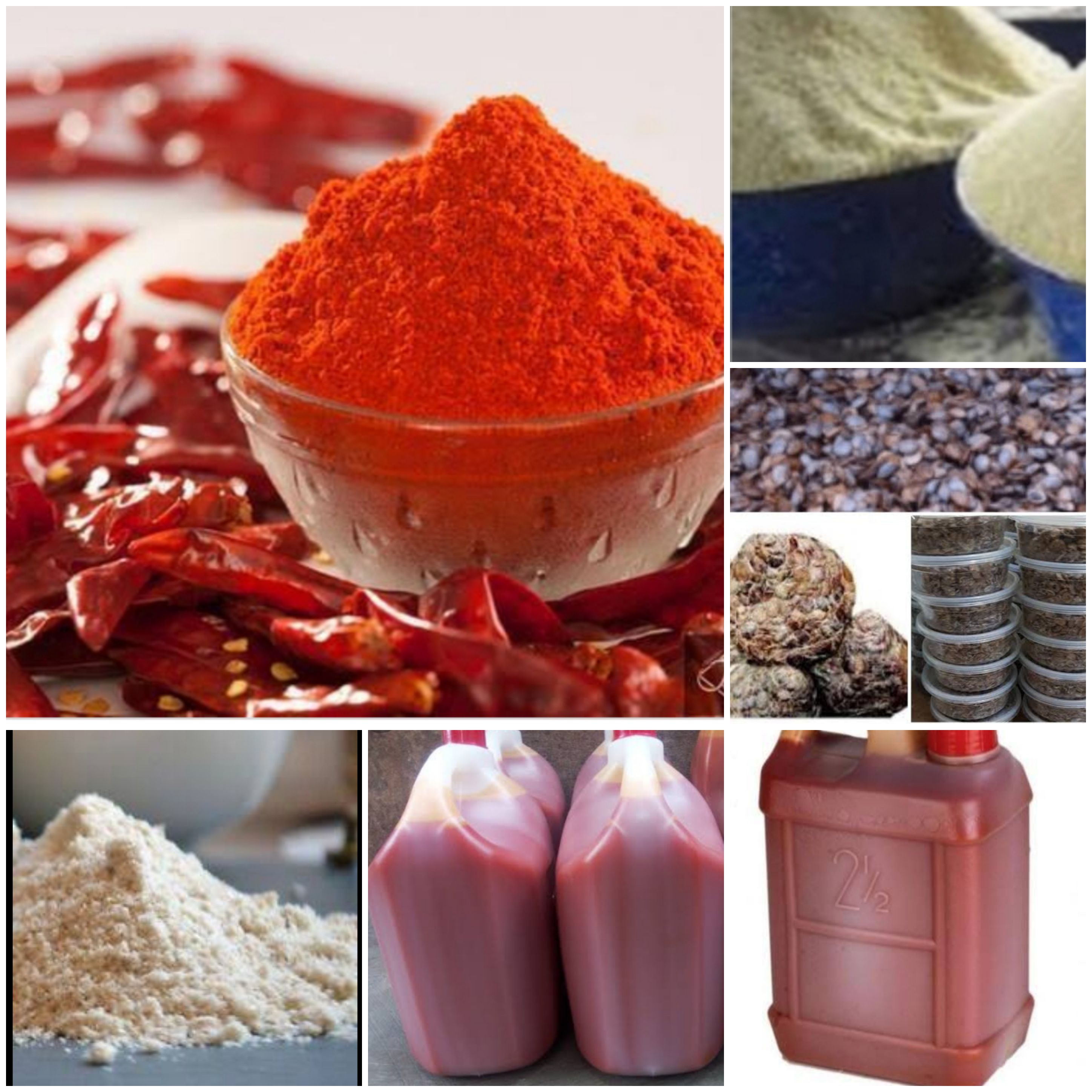 Product image - We are one of the manufacturer and exporter of agrofoods such as Garri, palm oil, locustbeans, ground melon, chilli pepper powder and lots more. We look forward to do business with you.   08132018207 gcagrofoodsproduction@gmail.com