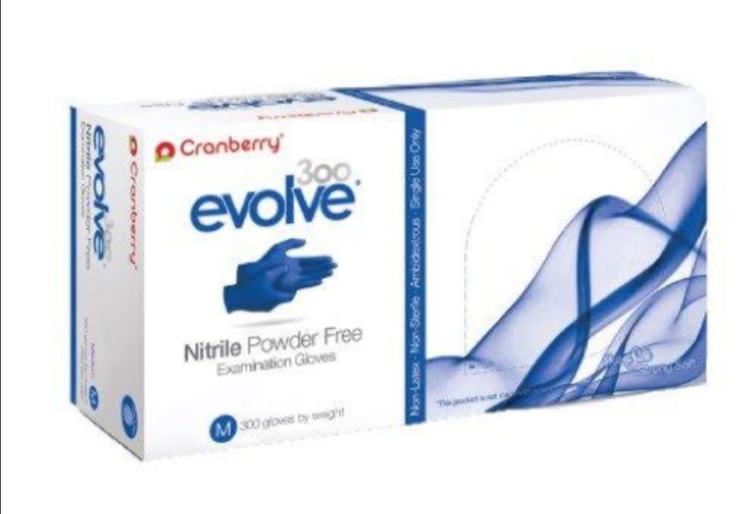 Product image - Cranberry  300's Evolve nitrile gloves for export . We able to supply substantial quantities of these gloves to any where in the world  . Our CIF price is $17 per box Please whatsapp or call me on +27823747040