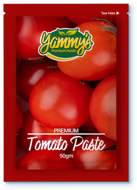 Product image - Tomato paste made out of Egyptian Tomato - Water - Salt (not more than 2%) - artificial colors free Brix 36-38%/28-30%/20-22%/18-20% Tin/Sachet/Drums