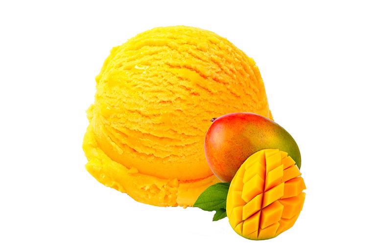 Product image - Sorbet aux fruits et/ou au légumes conditionnés en pot de 200ml, 300ml, 400ml, 700ml, 1000ml. Production possible en plusieurs saveurs.