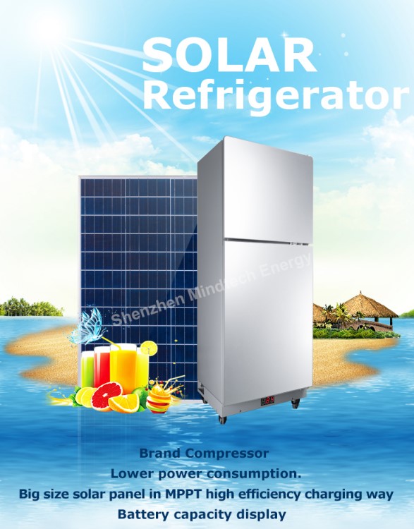 Product image - 128lt solar refrigerator for export . Set consists of refrigerator,  battery and solar panel. Easy installation and ready for use . Our CIF price is $650 per set and MOQ is 80 sets . Please whatsapp or call +27823747040
