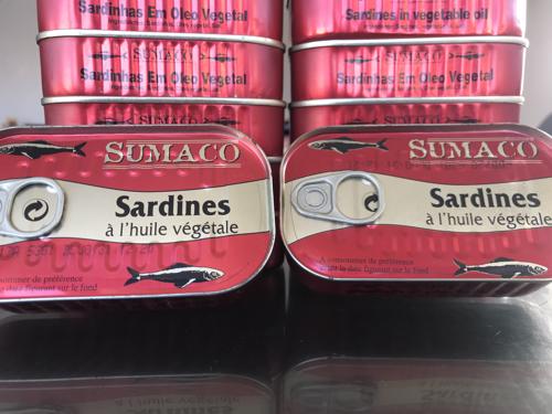 Public product photo - CANNED SARDINES IN VEGETABLE OIL FROM MOROCCO