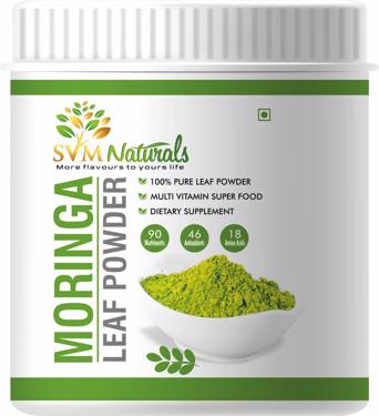 Public product photo - Our SVM Exports Moringa leaves are carefully washed and dried at low temperature and then powdered.  We maintain the  level of temperature on the process of Drying and powdering  process to retain the  colour and Nutritive values of Powder.   The leaf powder is rich in vitamins, phyto nutrients, antioxidants, amino acids and is easily soluble in water. 
Botanical name:Moringa Oleifera                                 