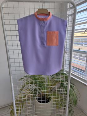 Public product photo - Made from good quality, easy to care fabrics. Available in various dark or bright colours with or without contrast. Sizes range from 28 to 50.