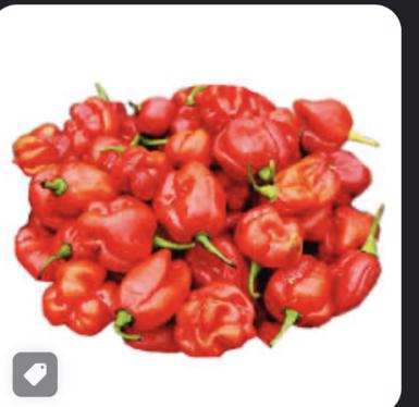 Public product photo - Red “fresh pepper” can be use in almost in variety of ‘African dishes’. neatly packed and selected to your taste.