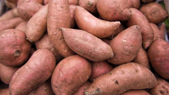 Public product photo - Sweet potatoes neatly and beautifully packed 