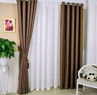 Public product photo - Generic  brown curtain , measure (2*2.5)m. Mild blackout with a cozy look at an affordable price.Look no further as our online store offers so much that you can choose from at extremely cheaper rates. Just buy this curtain from our online store and have it delivered right at your door step.
