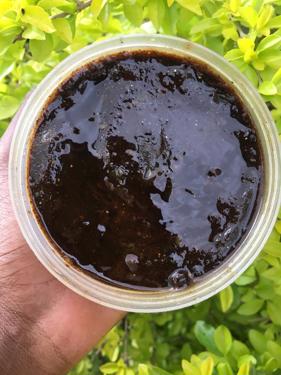 Public product photo - Here, we have the African organic and already made black soap which is infused with over 20 natural herbs which provides the skin with a healthy glow. It also helps treats the skin and providing it with the shine that it needs.