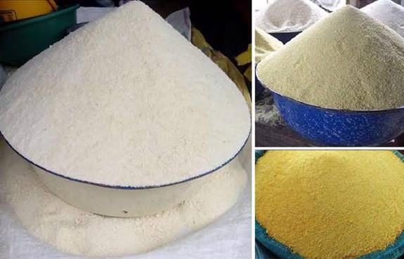 Public product photo - Fried Garri processed from cassava tubers for consumption. It can be delivered to any country.